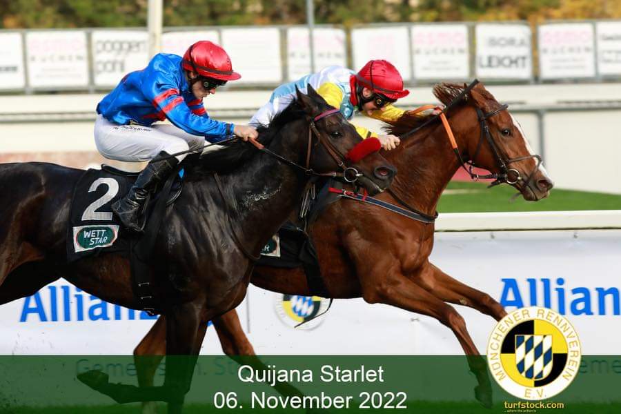 Quijana Starlet holt ihren 1. Sieg